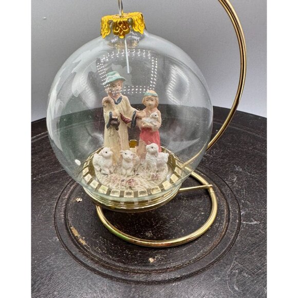 House Of Lloyd  Shepherd Ornament With Stand Glass Christmas Decoration #530612 - Picture 4 of 12